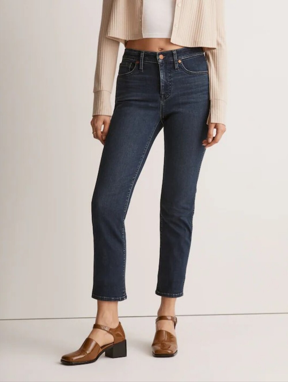 Madewell Mid-Rise Stovepipe Jeans